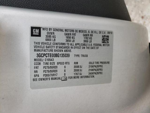 Photo 10 from auction – 2011 CHEVROLET SILVERADO with VIN 3GCPCTE00BG135039