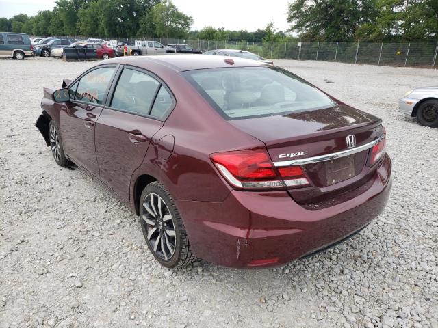 Photo 3 from auction – 2014 HONDA CIVIC EXL with VIN 19XFB2F97EE009430