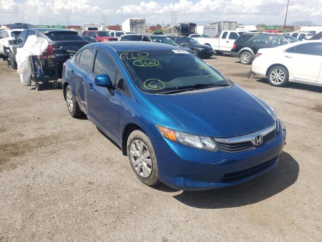 HONDA CIVIC LX 2012 with VIN 2HGFB2F59CH533923 - Photo from auction