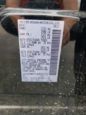 Photo 10 from auction – 2017 NISSAN PATHFINDER with VIN 5N1DR2MM1HC682537