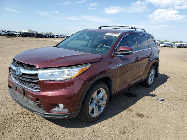 Photo 2 from auction – 2016 TOYOTA HIGHLANDER with VIN 5TDDCRFH4GS019653