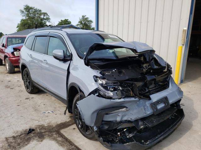 HONDA PILOT SE 2022 with VIN 5FNYF6H28NB056934 - Photo from auction