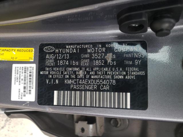 Photo 10 from auction – 2013 HYUNDAI ACCENT GLS with VIN KMHCT4AEXDU554078