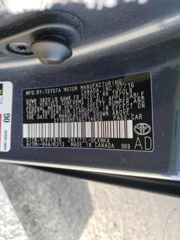 Photo 10 from auction – 2016 TOYOTA COROLLA L with VIN 2T1BURHE1GC714656