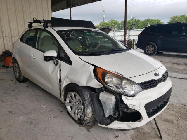 KIA RIO LX 2012 with VIN KNADM5A35C6026250 - Photo from auction