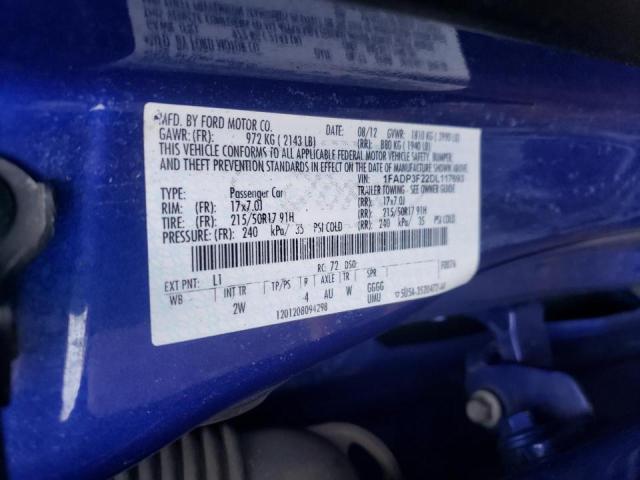 Photo 10 from auction – 2013 FORD FOCUS SE with VIN 1FADP3F22DL117693