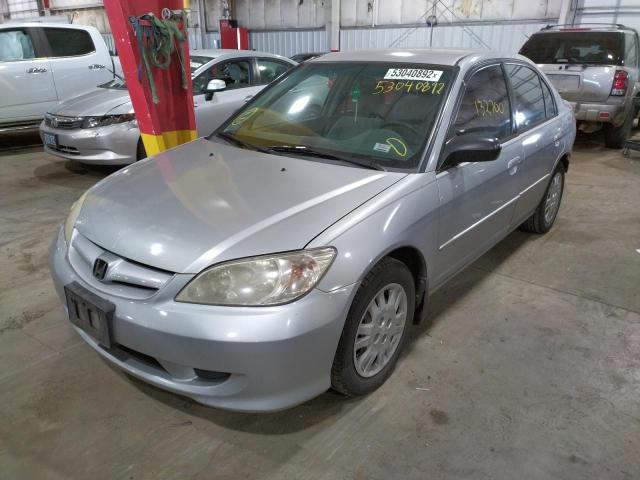Photo 2 from auction – 2005 HONDA CIVIC LX with VIN JHMES16545S003664