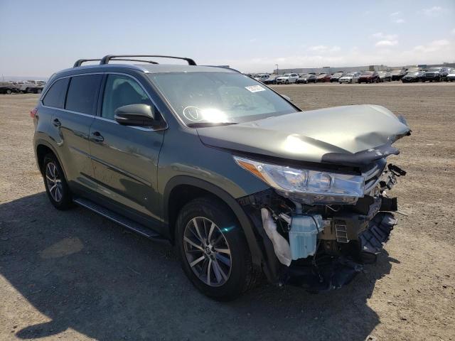 Photo 1 from auction – 2019 TOYOTA HIGHLANDER with VIN 5TDKZRFH5KS295600