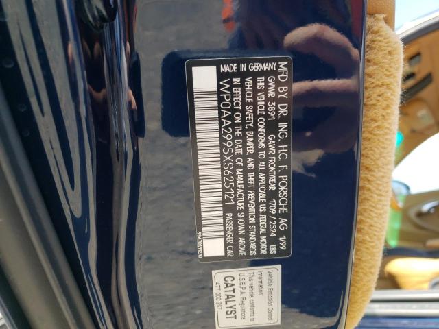 Photo 10 from auction – 1999 PORSCHE 911 CARRER with VIN WP0AA2995XS625121