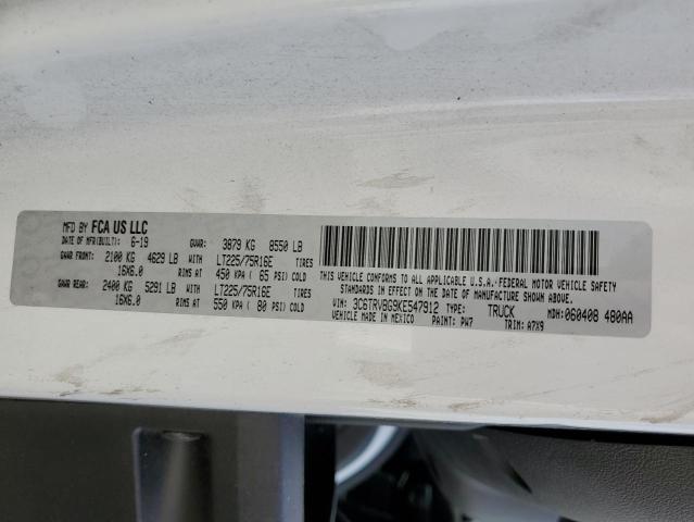 Photo 10 from auction – 2019 RAM PROMASTER with VIN 3C6TRVBG9KE547912