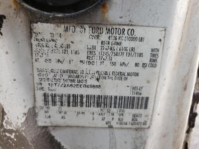 Photo 10 from auction – 2014 FORD F250 SUPER with VIN 1FT7X2A62EEB85638