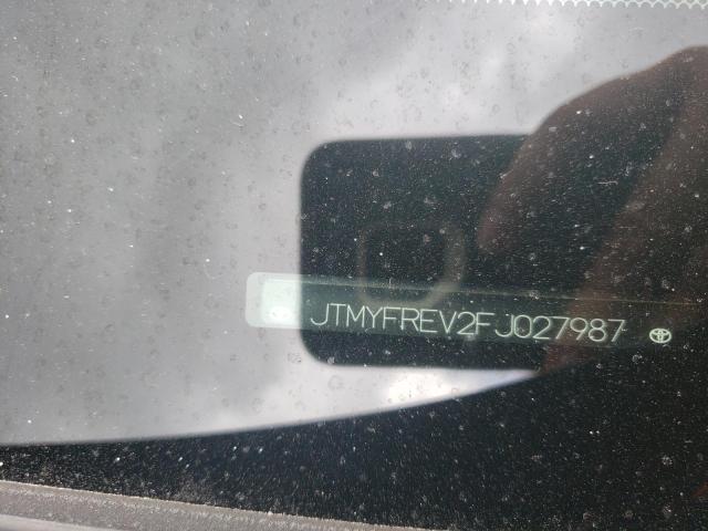 Photo 10 from auction – 2015 TOYOTA RAV4 LIMIT with VIN JTMYFREV2FJ027987