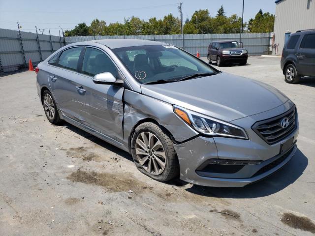 HYUNDAI SONATA SPO 2015 with VIN 5NPE34AF8FH217945 - Photo from auction