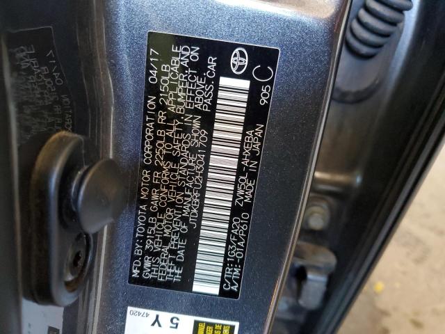 Photo 10 from auction – 2017 TOYOTA PRIUS with VIN JTDKBRFU2H3041709
