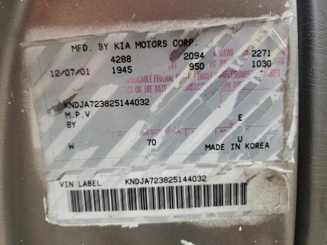 Photo 10 from auction – 2002 KIA SPORTAGE with VIN KNDJA723825144032
