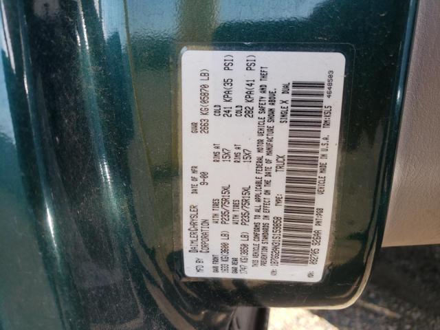 Photo 10 from auction – 2001 DODGE DAKOTA QUA with VIN 1B7GG2AN31S159858
