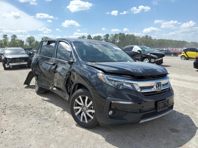 HONDA PILOT EXL 2021 with VIN 5FNYF5H57MB045801 - Photo from auction