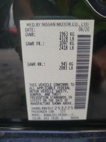 Photo 10 from auction – 2020 NISSAN ALTIMA S with VIN 1N4BL4BV3LC253225