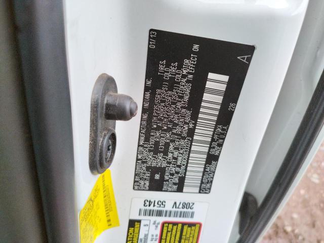 Photo 10 from auction – 2013 TOYOTA SIENNA XLE with VIN 5TDYK3DC6DS333373