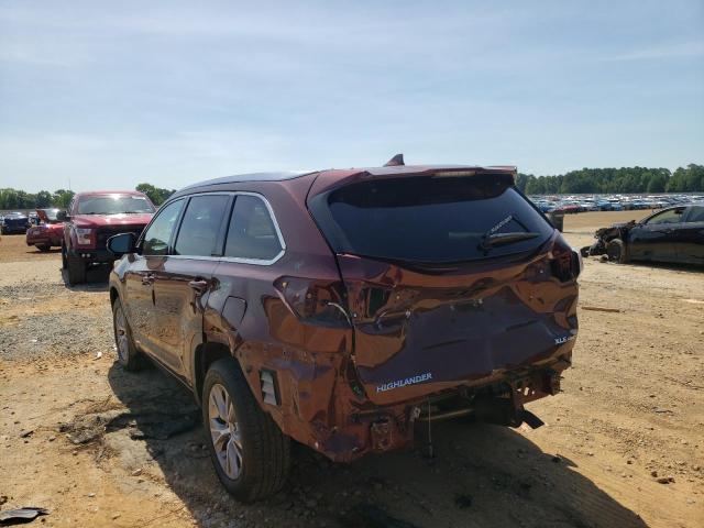 Photo 3 from auction – 2015 TOYOTA HIGHLANDER with VIN 5TDJKRFH3FS139903