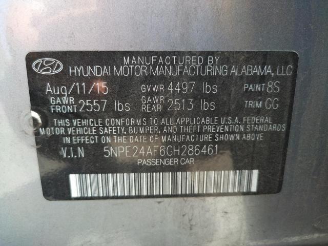Photo 10 from auction – 2016 HYUNDAI SONATA SE with VIN 5NPE24AF6GH286461