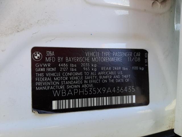 Photo 10 from auction – 2009 BMW 328 I SULE with VIN WBAPH535X9A436435