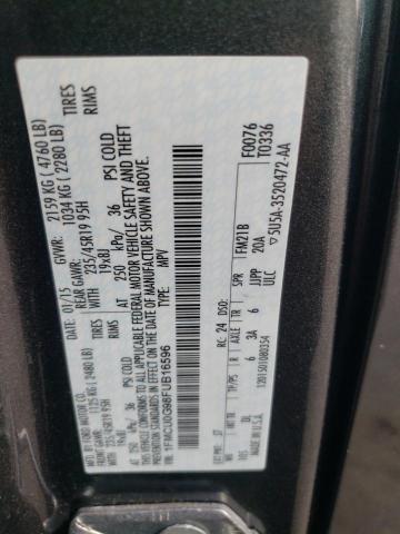 Photo 10 from auction – 2015 FORD ESCAPE SE with VIN 1FMCU0G98FUB16596