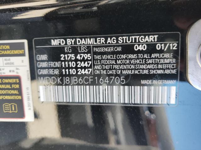 Photo 10 from auction – 2012 MERCEDES-BENZ E 350 4MAT with VIN WDDKJ8JB6CF164705