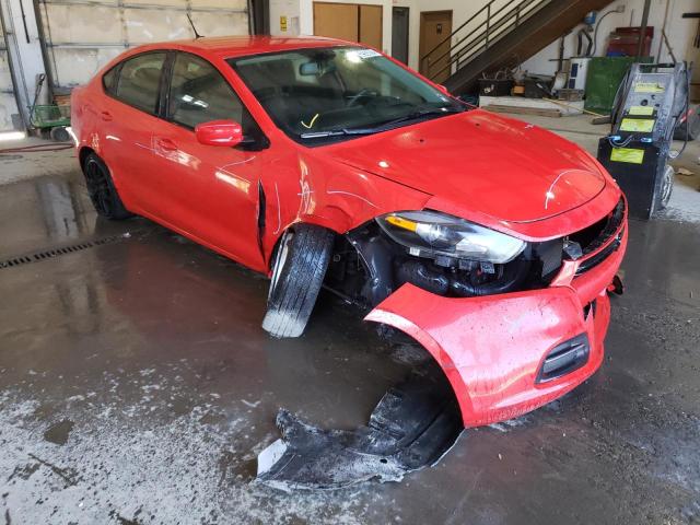 DODGE DART SXT 2016 with VIN 1C3CDFBB4GD625124 - Photo from auction