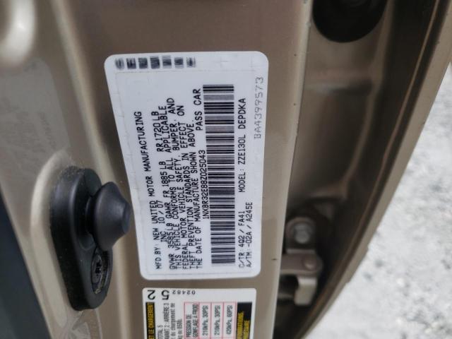 Photo 10 from auction – 2008 TOYOTA COROLLA CE with VIN 1NXBR32E88Z025043