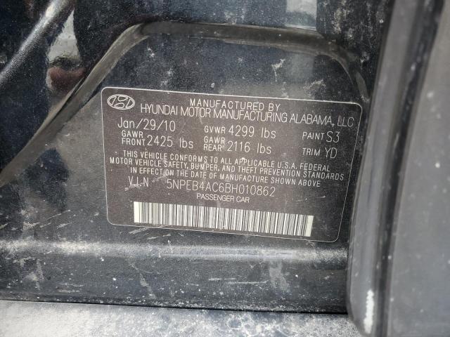 Photo 10 from auction – 2011 HYUNDAI SONATA GLS with VIN 5NPEB4AC6BH010862