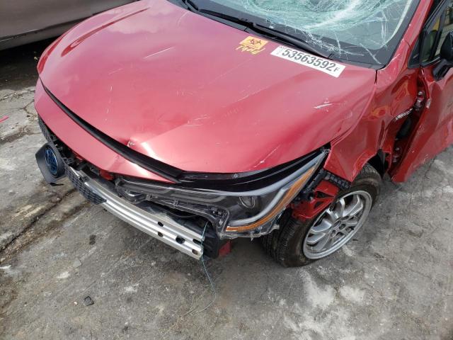 Photo 9 from auction – 2021 TOYOTA COROLLA LE with VIN JTDEAMDE4MJ020493