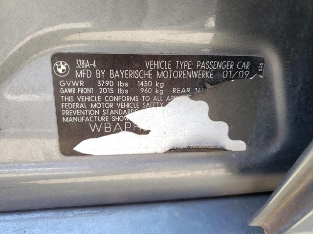 Photo 10 from auction – 2009 BMW 328 I SULE with VIN WBAPH57559NL79564