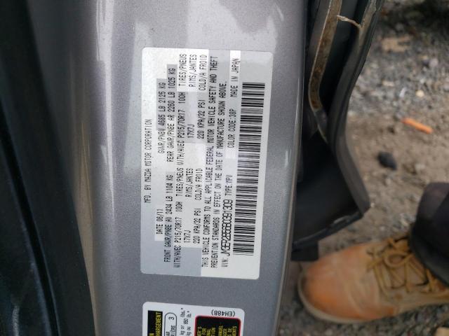 Photo 10 from auction – 2011 MAZDA CX-7 with VIN JM3ER2B56B0391309