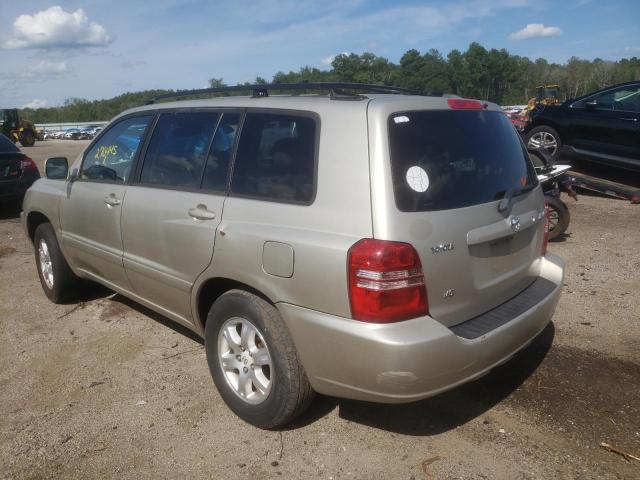 Photo 3 from auction – 2002 TOYOTA HIGHLANDER with VIN JTEGF21A020061539