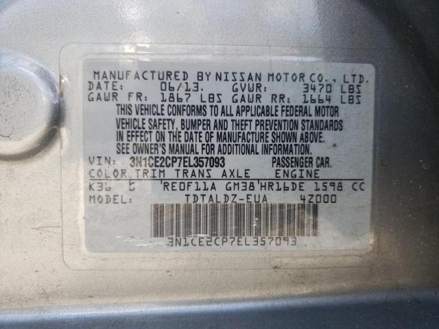 Photo 10 from auction – 2014 NISSAN VERSA NOTE with VIN 3N1CE2CP7EL357093