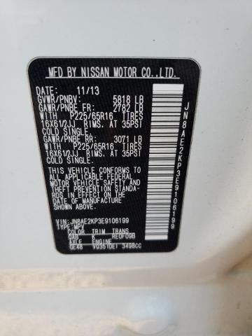Photo 10 from auction – 2014 NISSAN QUEST S with VIN JN8AE2KP3E9106199