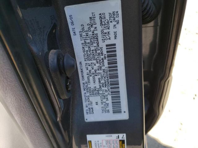 Photo 10 from auction – 2006 LEXUS LX 470 with VIN JTJHT00WX64005011