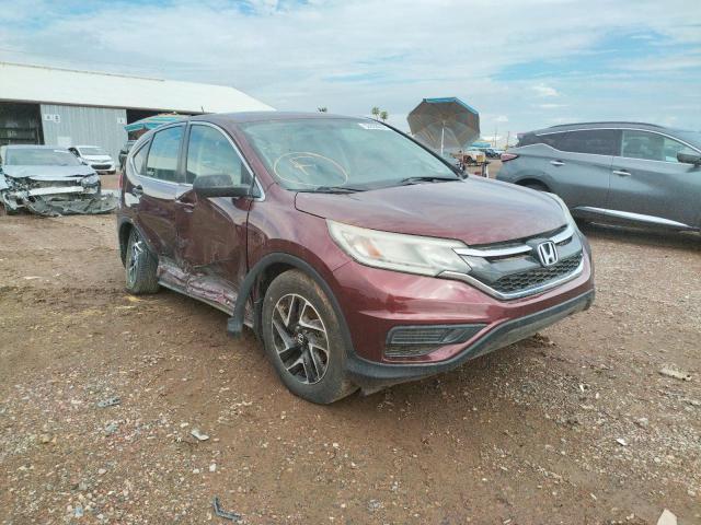 Photo 1 from auction – 2016 HONDA CR-V SE with VIN 2HKRM3H47GH569381