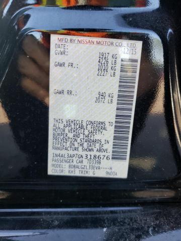 Photo 10 from auction – 2016 NISSAN ALTIMA 2.5 with VIN 1N4AL3AP7GN318676