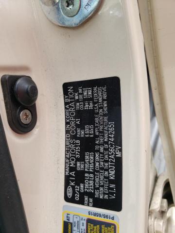 Photo 10 from auction – 2012 KIA SOUL with VIN KNDJT2A56C7442651