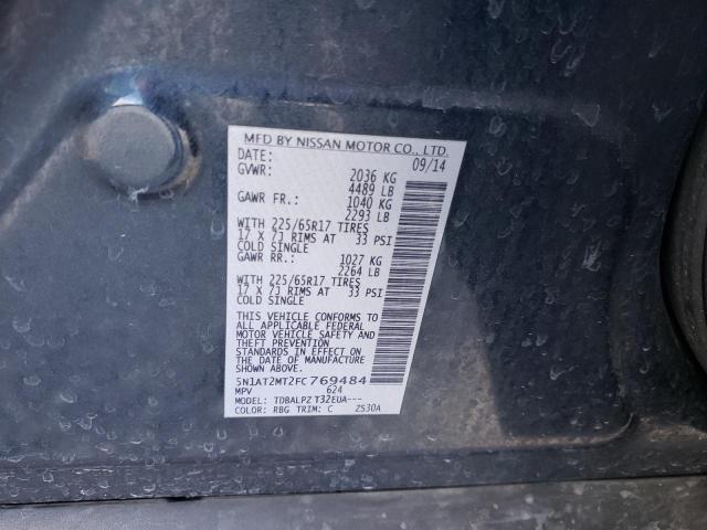 Photo 10 from auction – 2015 NISSAN ROGUE S with VIN 5N1AT2MT2FC769484