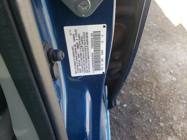 Photo 10 from auction – 2012 HONDA CIVIC LX with VIN 2HGFB2F59CH533923