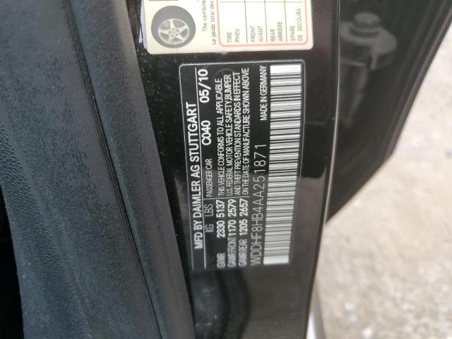 Photo 10 from auction – 2010 MERCEDES-BENZ E 350 4MAT with VIN WDDHF8HB4AA251871