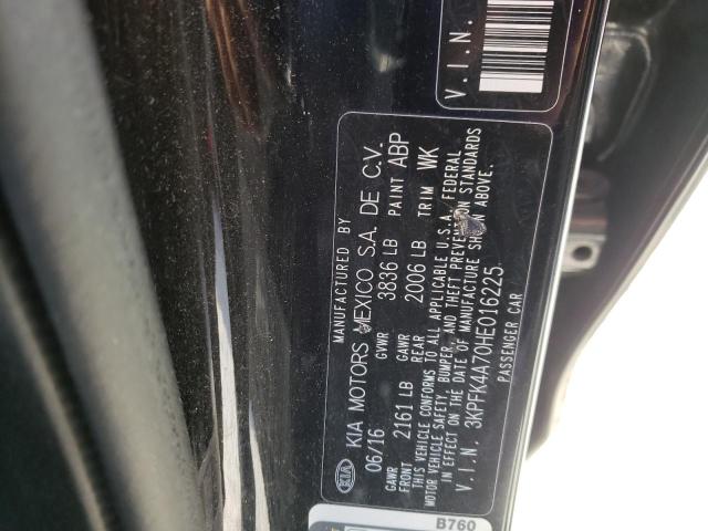 Photo 10 from auction – 2017 KIA FORTE LX with VIN 3KPFK4A70HE016225