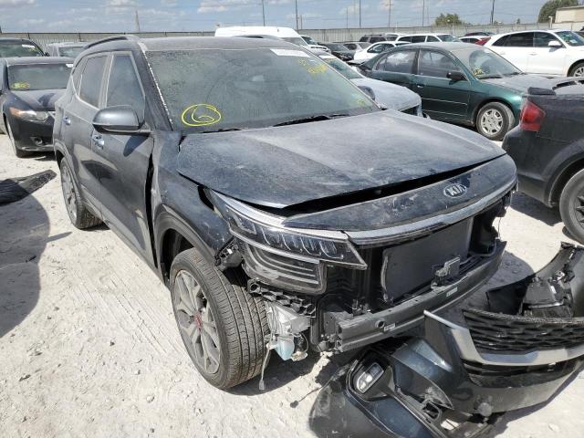 KIA SELTOS SX 2021 with VIN KNDETCA22M7197586 - Photo from auction