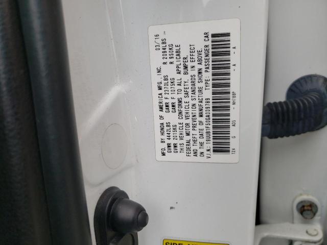 Photo 10 from auction – 2016 ACURA TLX TECH with VIN 19UUB1F50GA009789