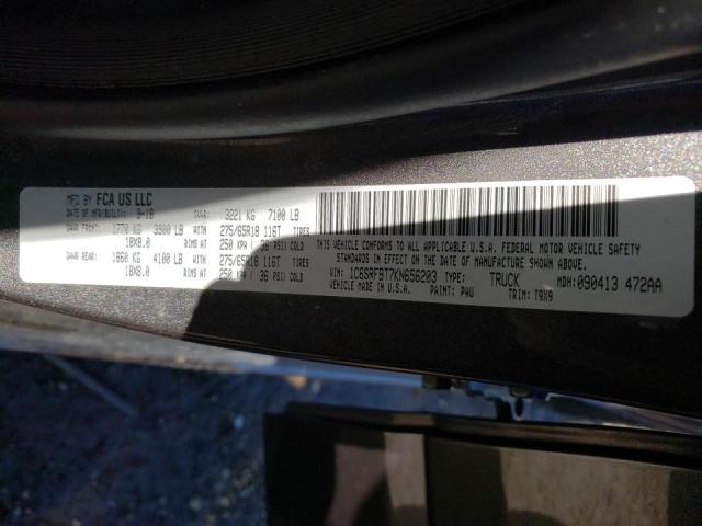 Photo 10 from auction – 2019 RAM 1500 BIG H with VIN 1C6SRFBT7KN656203