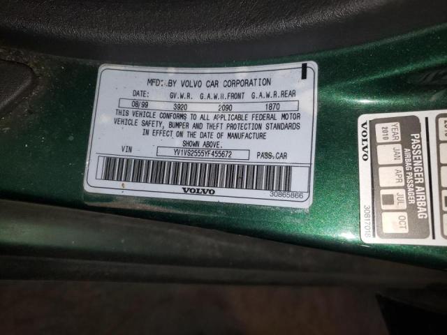 Photo 10 from auction – 2000 VOLVO S40 with VIN YV1VS2555YF455672
