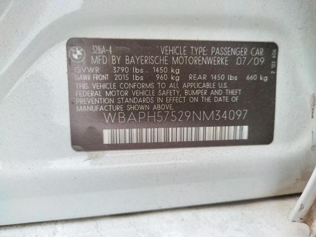 Photo 10 from auction – 2009 BMW 328 I SULE with VIN WBAPH57529NM34097